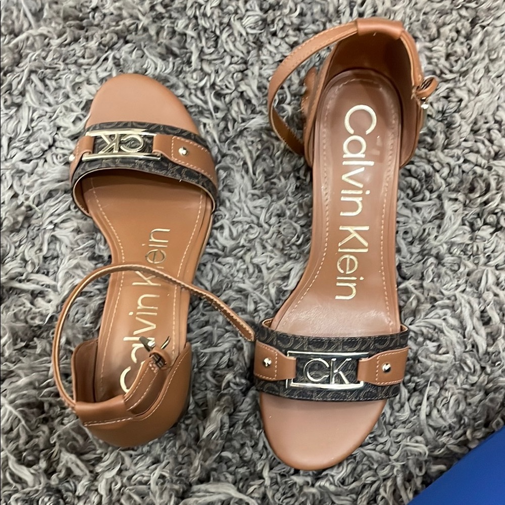 Calvin Klein Women's Brown Sandals